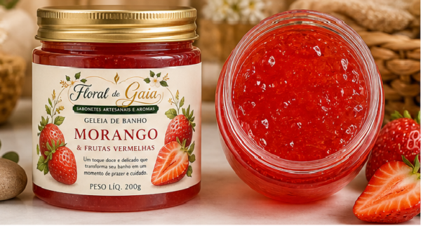 Geléia de Banho Morango & Frutas Vermelhas